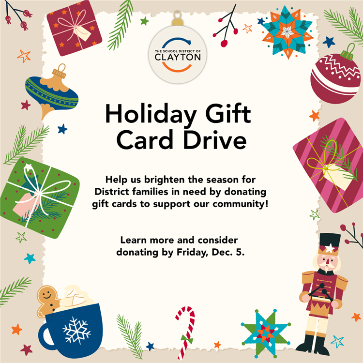  Holiday Gift Card Drive